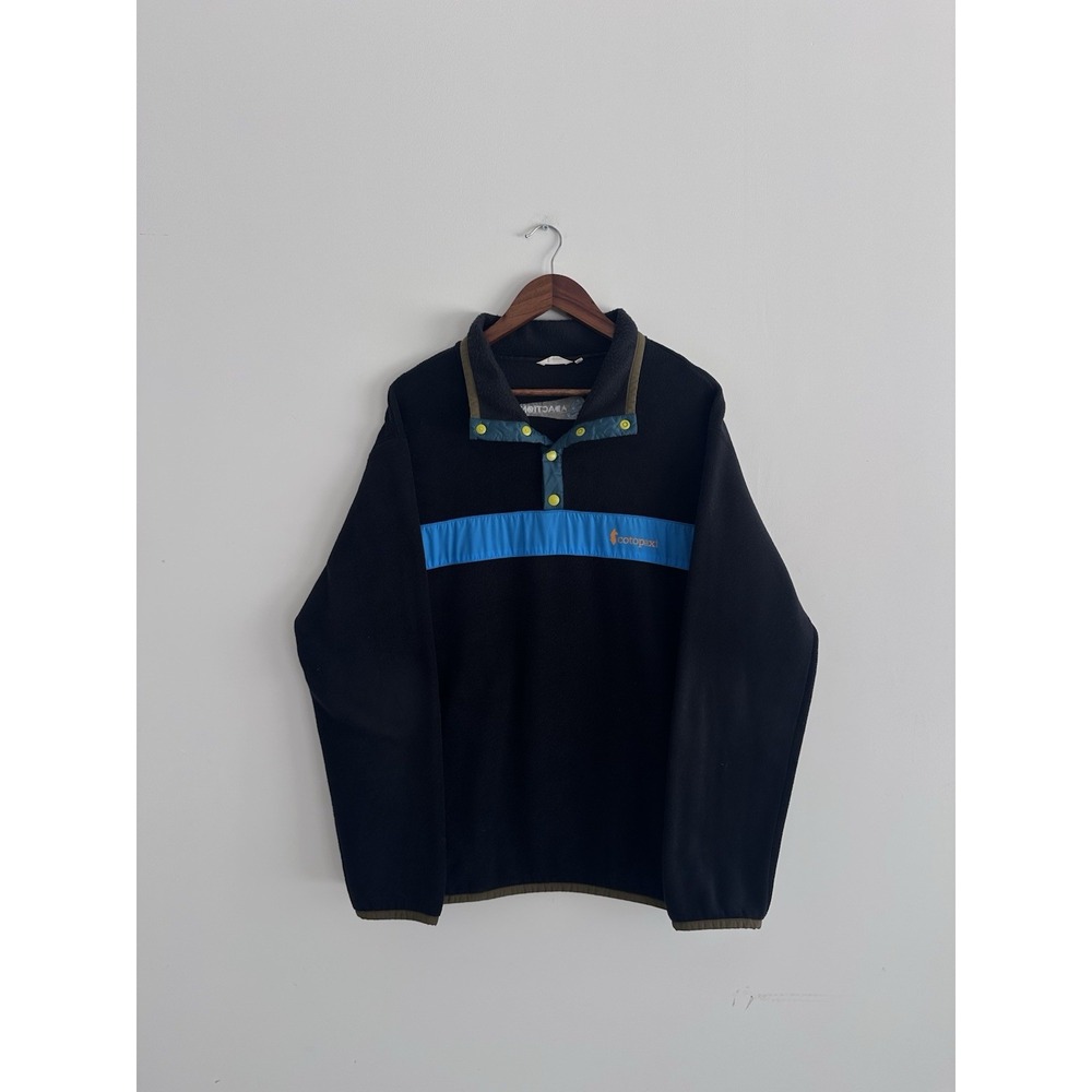Cotopaxi Jacket Mens XL Black Teca Fleece Outdoor Hiking Sweater